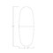 Skutchi Designs 45 in W, 120 in L, 29 in H, Engineered Wood Top, Grey HAR-BOVL-46X119-DOU-ELEC-XD01 - alternate 2